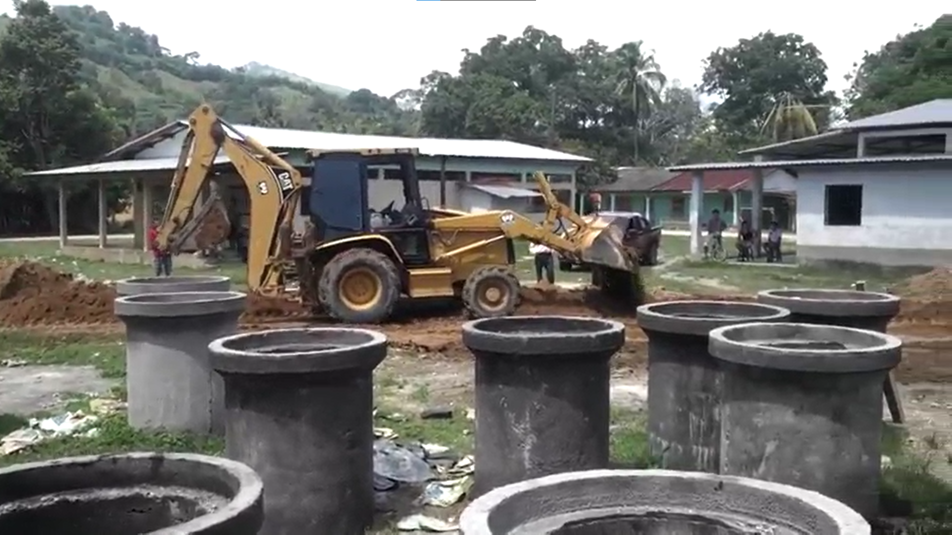 Paso vehicular en finca