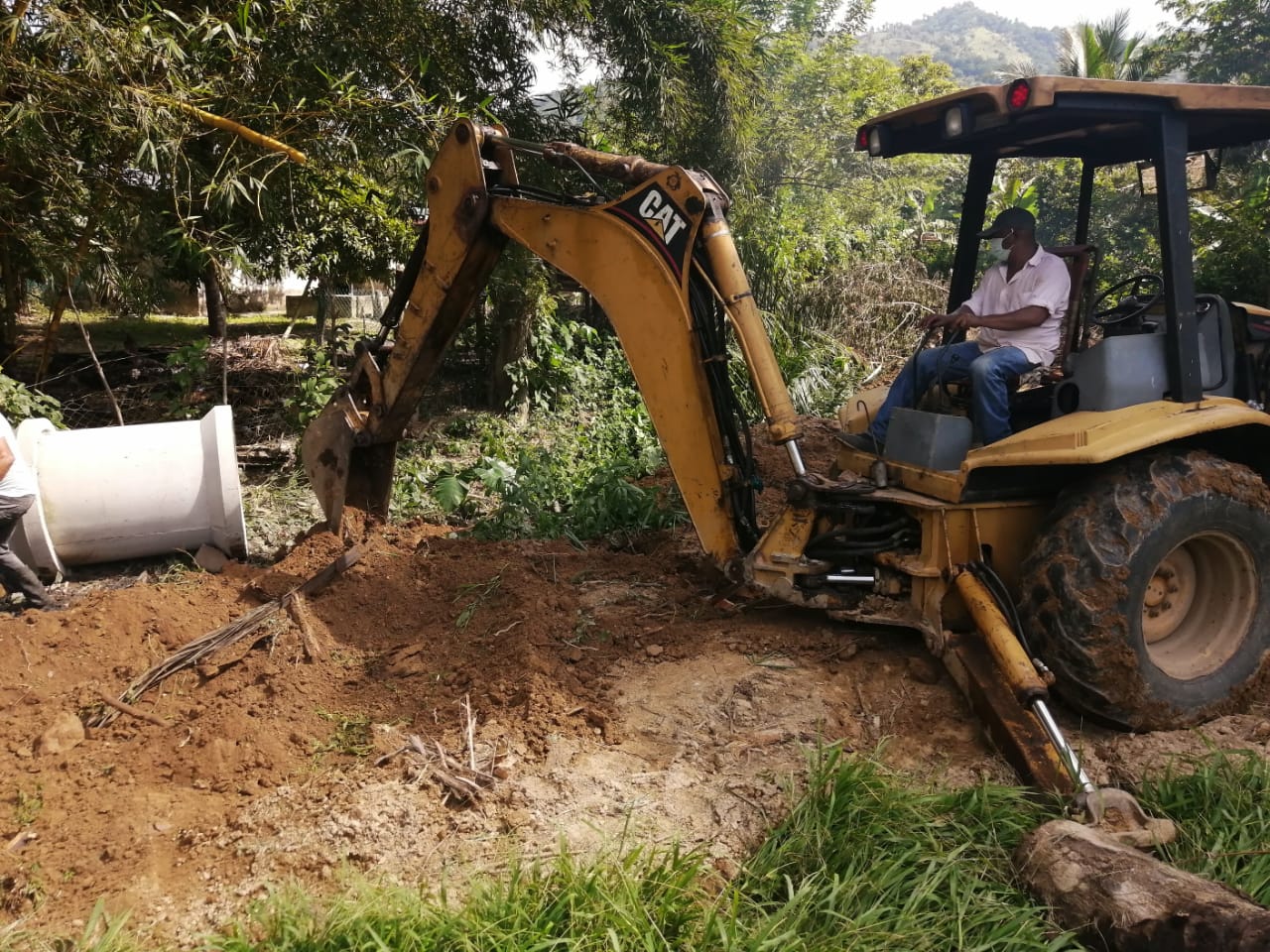 Proyecto solo imagen - alcantarillas instaladas